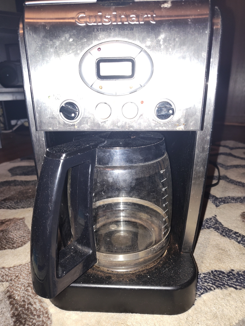 Cuisinart Stainless Steel Drip Coffee Maker with Glass Carafe - Silver & Black
